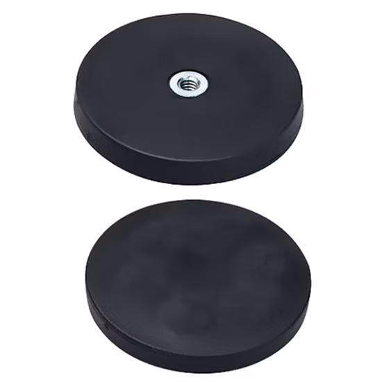 Customized D43 Rubber Coated Magnet with Inner Thread M4