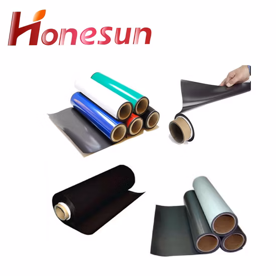 강력하고 유연하며 등방성, 이방성, 자체 접착식 고무 냉장고 자석